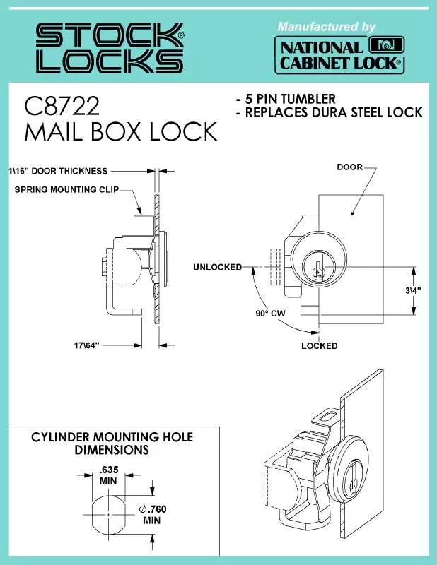 Mode d'emploi COMPX C8722