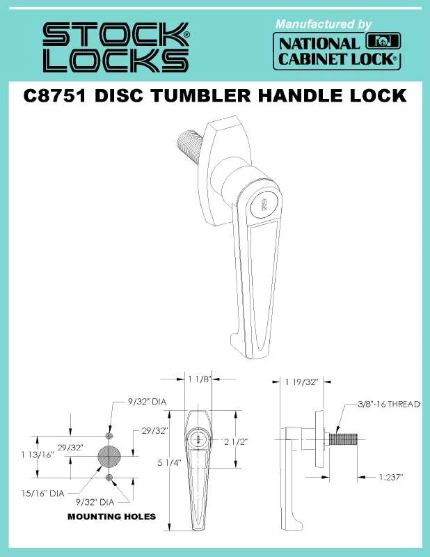 Mode d'emploi COMPX C8751