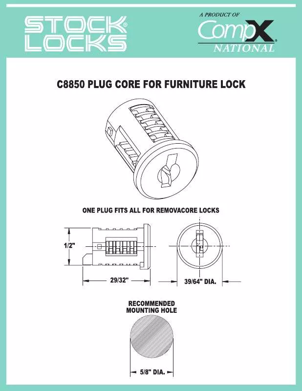 Mode d'emploi COMPX C8850