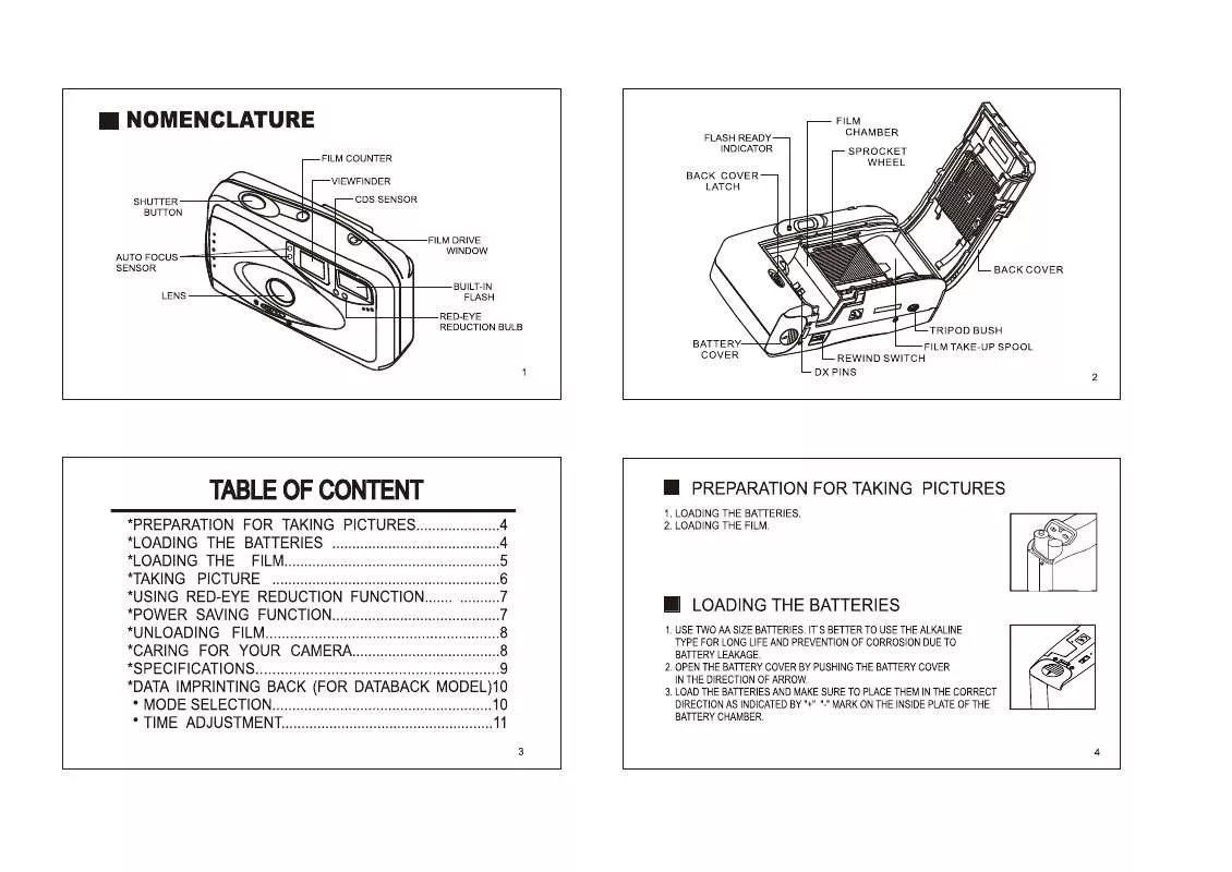 Mode d'emploi CONCORD POLAROID 470AF