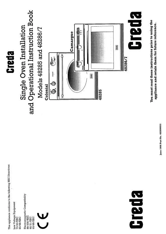 Mode d'emploi CREDA HB48293