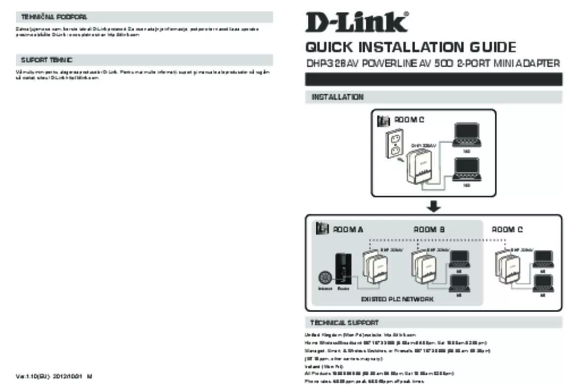 Mode d'emploi D-LINK DHP-328AV