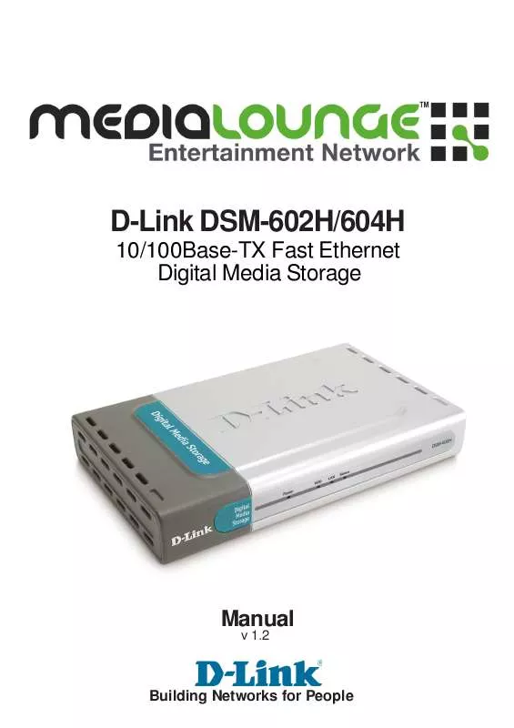 Mode d'emploi D-LINK DSM-604H