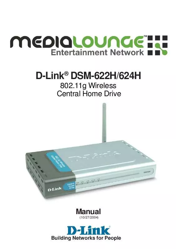 Mode d'emploi D-LINK DSM-624H