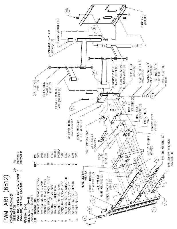 Mode d'emploi DA-LITE PWM-AR1-6812