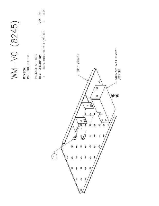 Mode d'emploi DA-LITE WM-VC