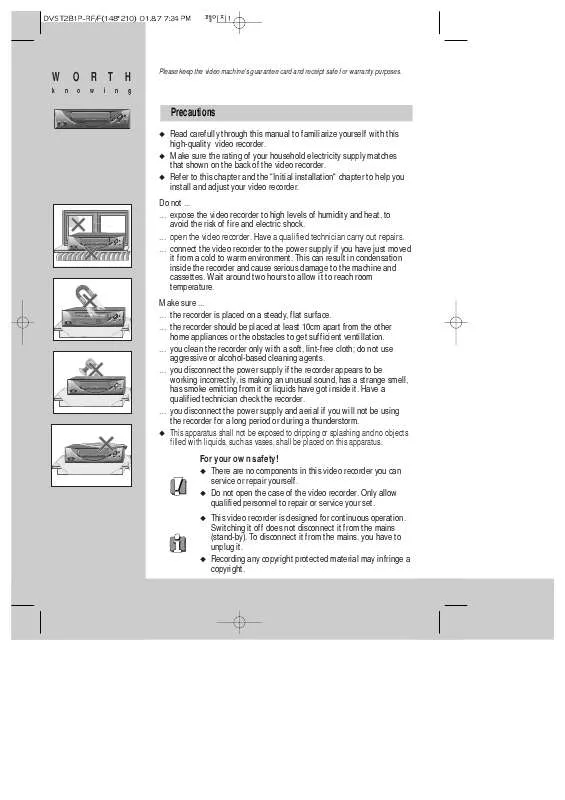 Mode d'emploi DAEWOO AVR6