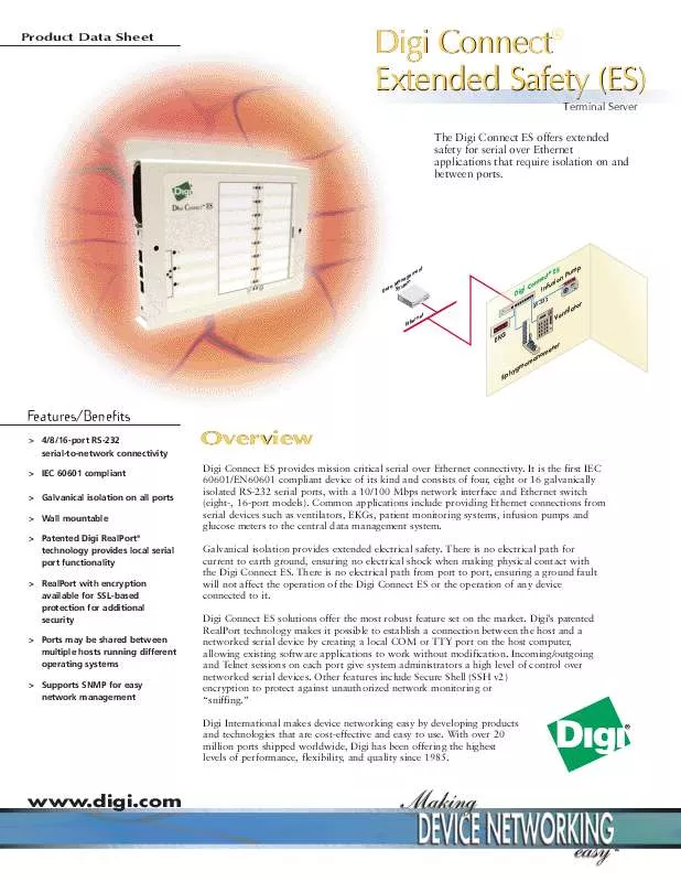 Mode d'emploi DAXTEN DIGI CONNECT ES