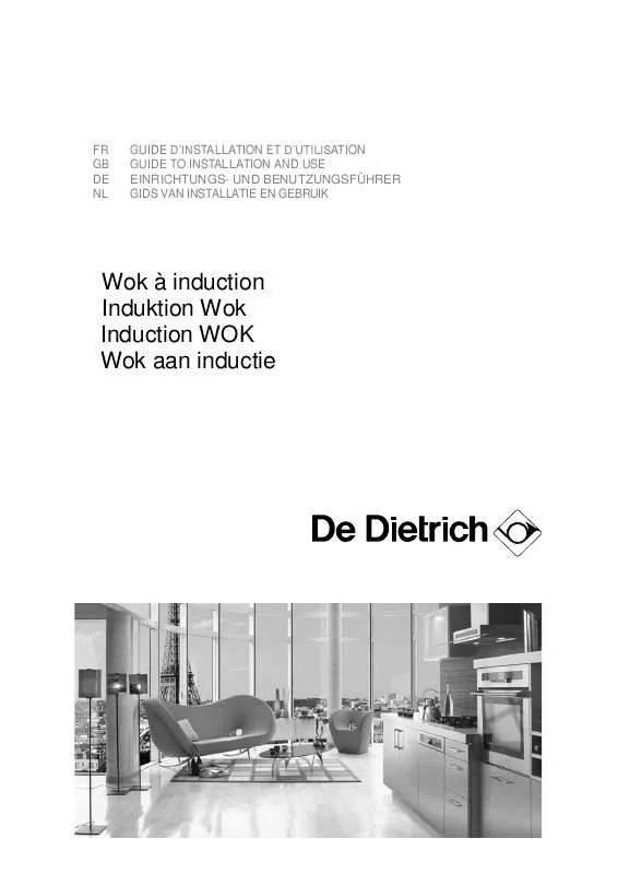 Mode d'emploi DE DIETRICH DTI1032X