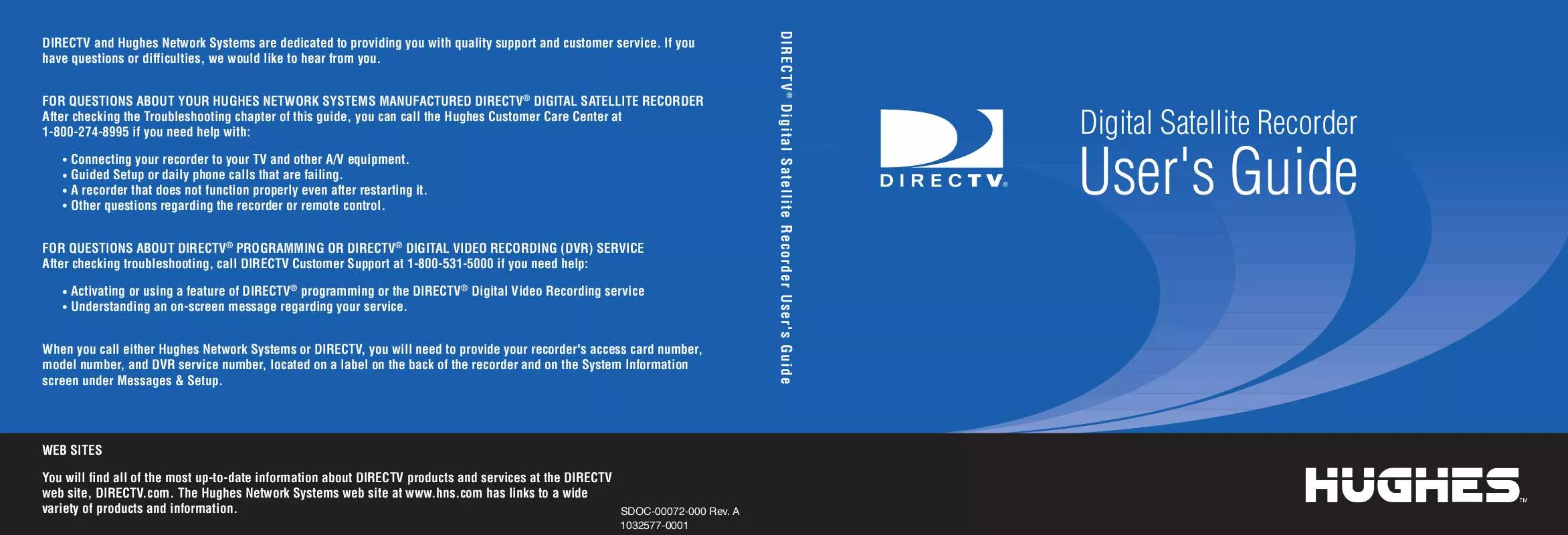 Mode d'emploi DIRECTV HDVR-2