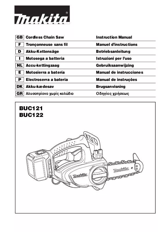 Mode d'emploi DOLMAR BUC121