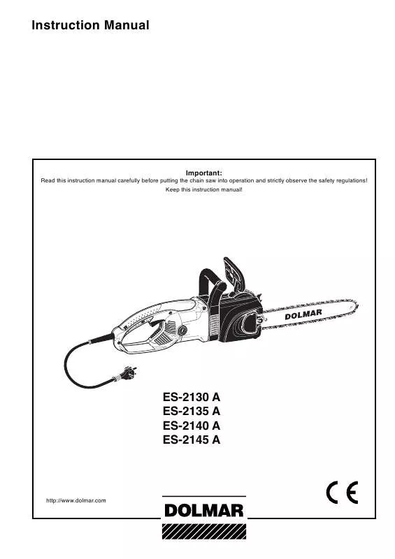 Mode d'emploi DOLMAR ES-2140 A