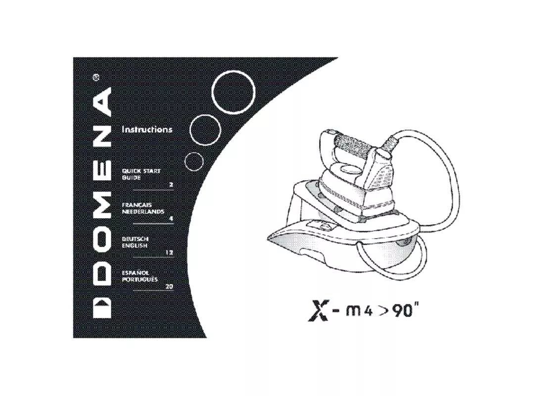 Mode d'emploi DOMENA XM-4 90