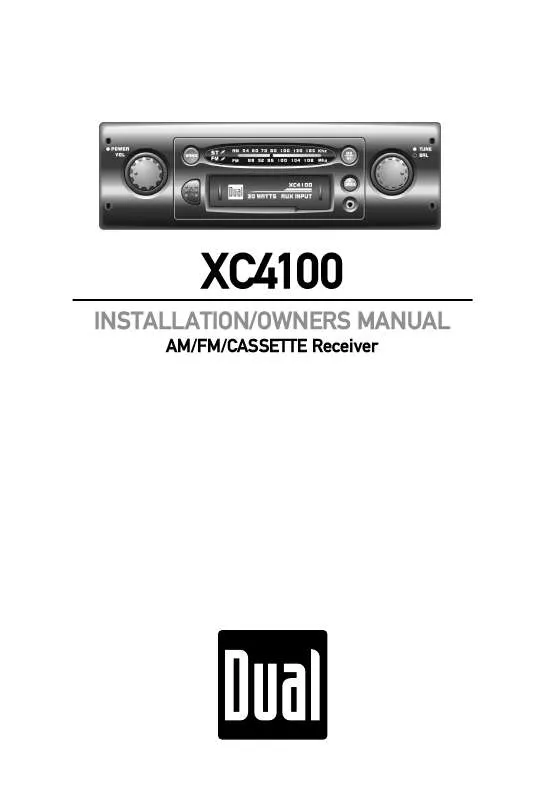 Mode d'emploi DUAL XC4100