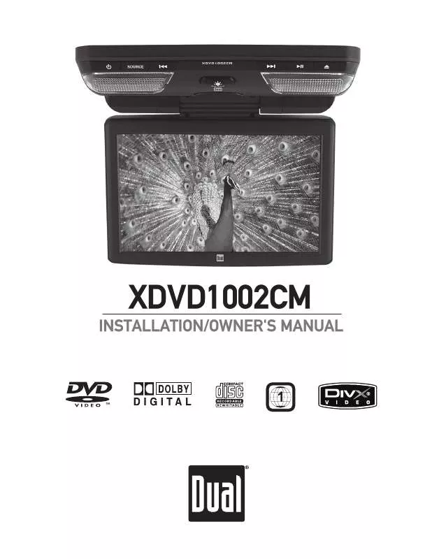 Mode d'emploi DUAL XDVD1002CM