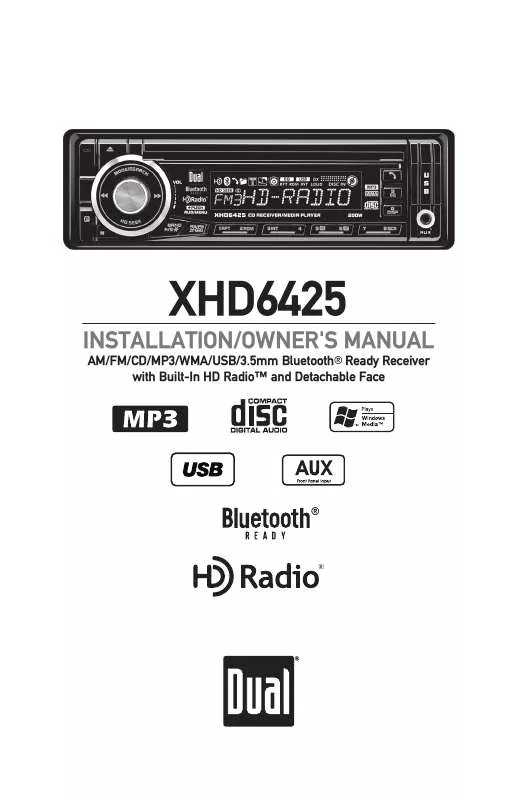 Mode d'emploi DUAL XHD6425