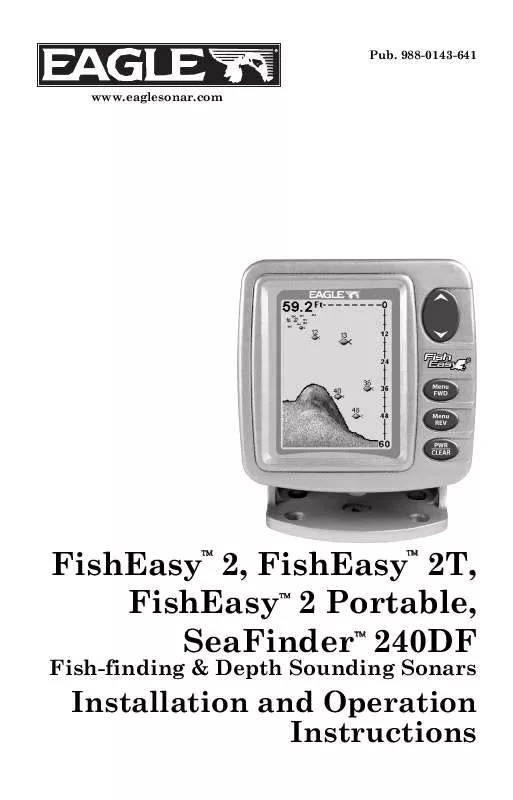 Mode d'emploi EAGLE FISHEASY 2PORTABLE