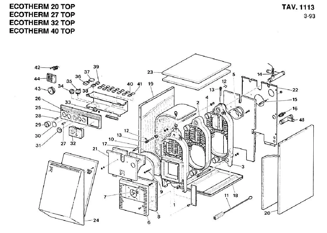 Mode d'emploi ECOTHERM 20 TOP