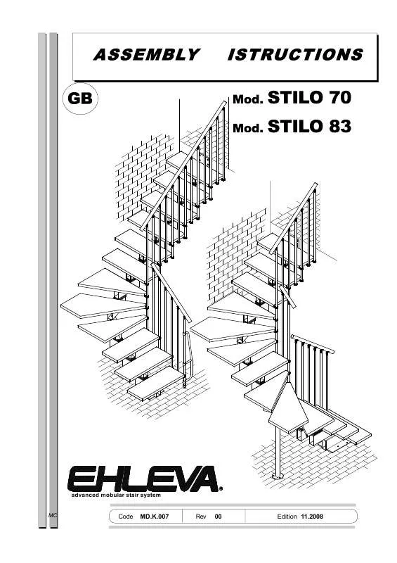 Mode d'emploi EHLEVA STILO 70