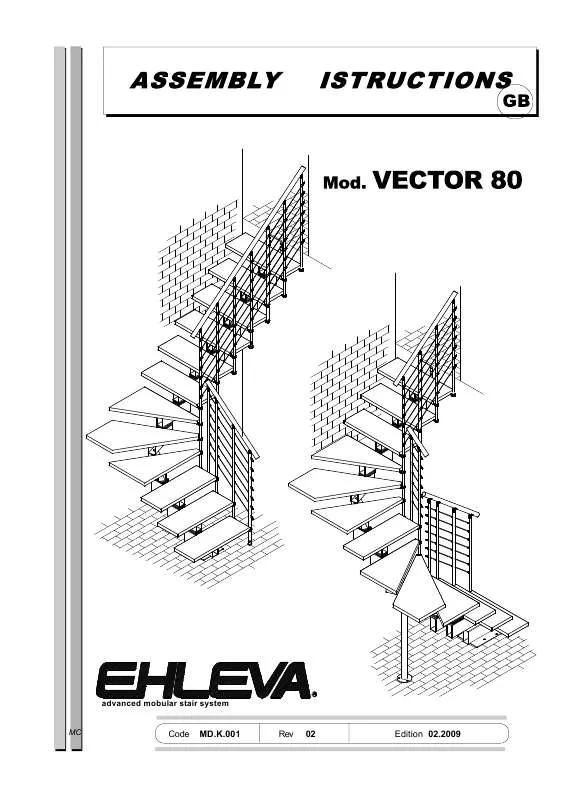 Mode d'emploi EHLEVA VECTOR 80