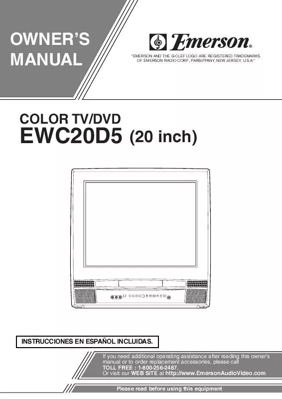 Mode d'emploi EMERSON EWC20D5