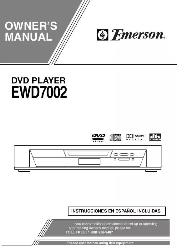 Mode d'emploi EMERSON EWD7002