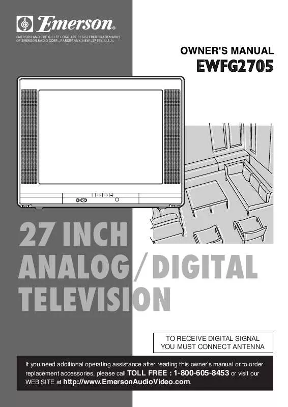 Mode d'emploi EMERSON EWFG2705