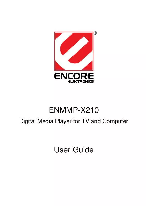 Mode d'emploi ENCORE ENMMP-X210