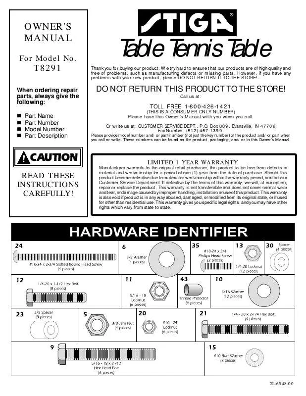 Mode d'emploi ESCALADE SPORTS 2L-6548-00