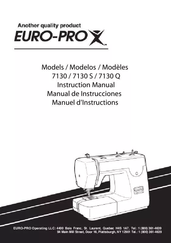 Mode d'emploi EURO-PRO 7130 S