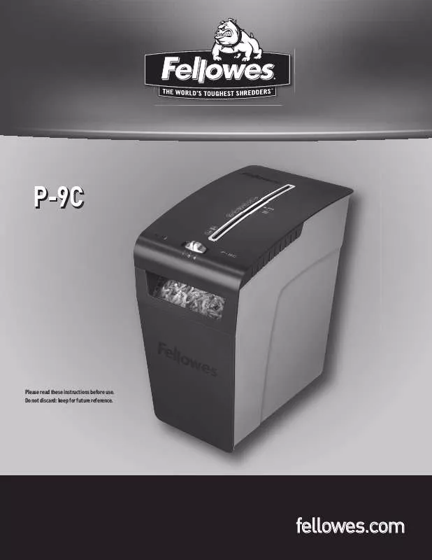 Mode d'emploi FELLOWES P-9C