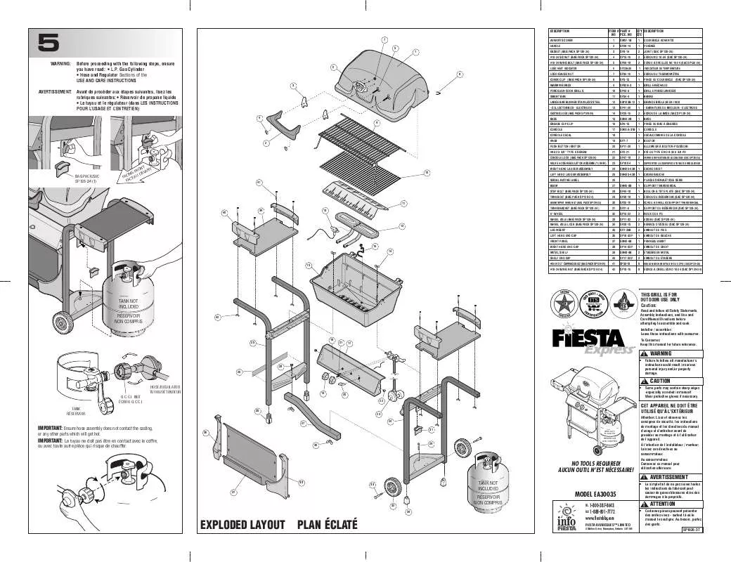 Mode d'emploi FIESTA EA30035