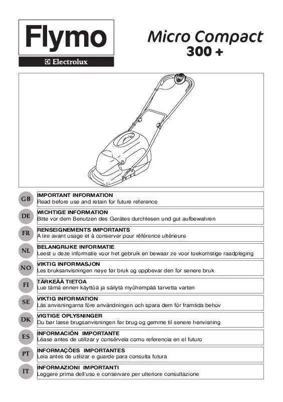 Mode d'emploi FLYMO MC300