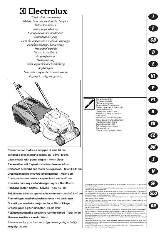 Mode d'emploi FLYMO PIONEER 460SD