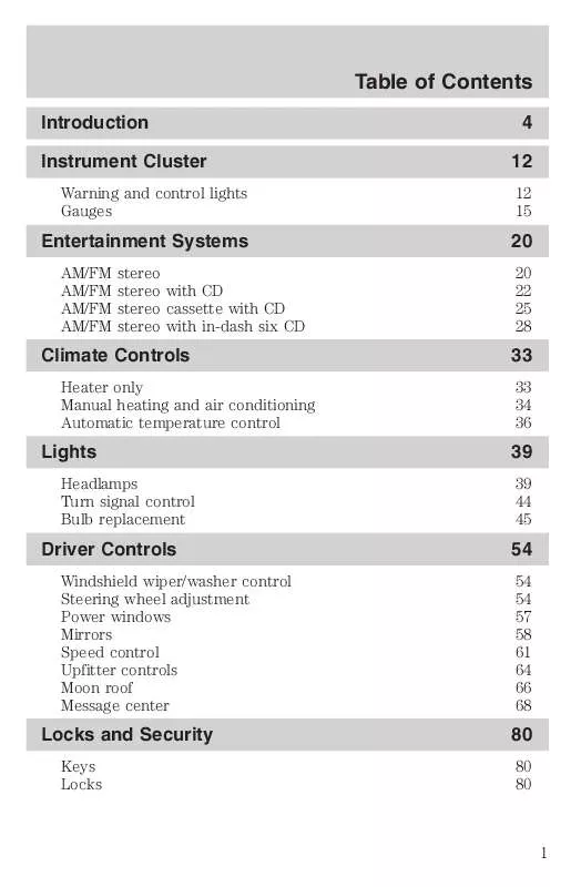 Mode d'emploi FORD F250-2005