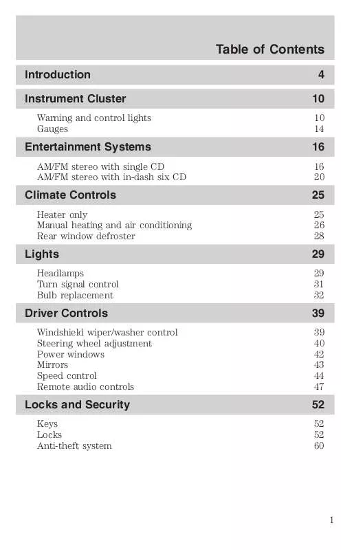 Mode d'emploi FORD FOCUS-2006