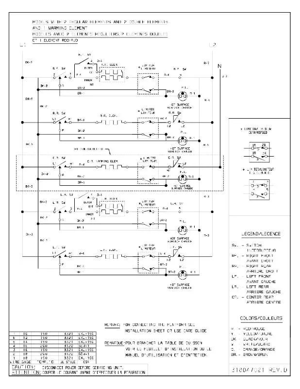 Mode d'emploi FRIGIDAIRE FEC6X8XHSA