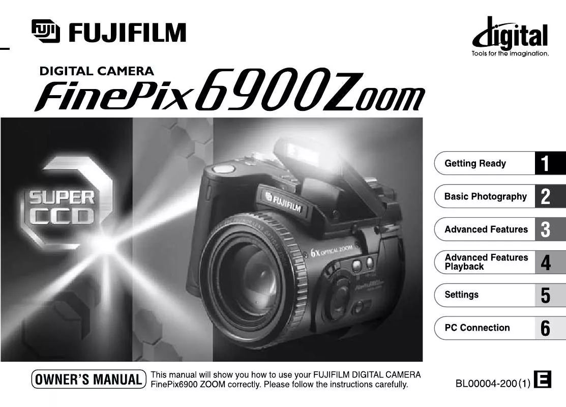 Mode d'emploi FUJIFILM FINEPIX 6900