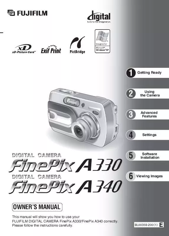 Mode d'emploi FUJIFILM FINEPIX A330