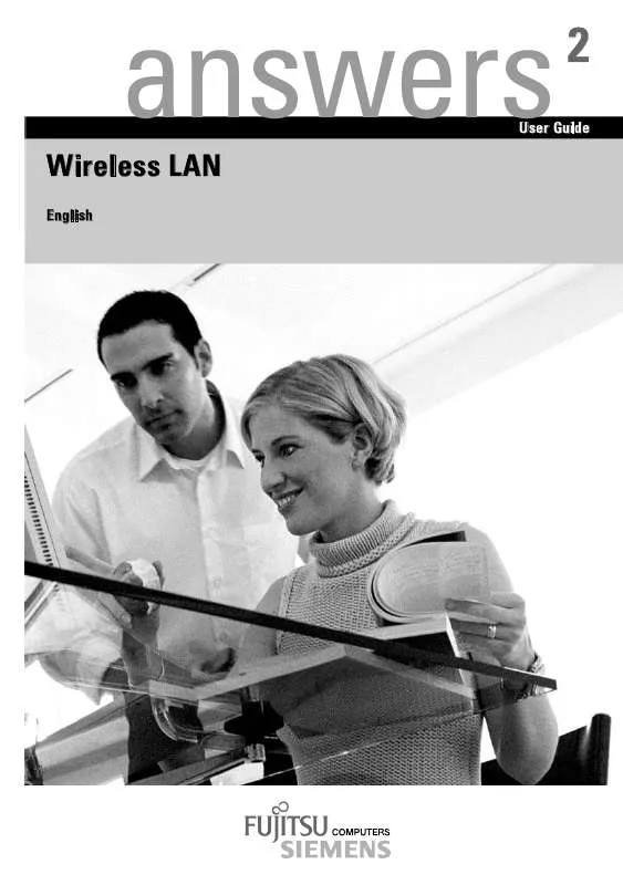 Mode d'emploi FUJITSU SIEMENS ANSWERS 2 WIRELESS LAN