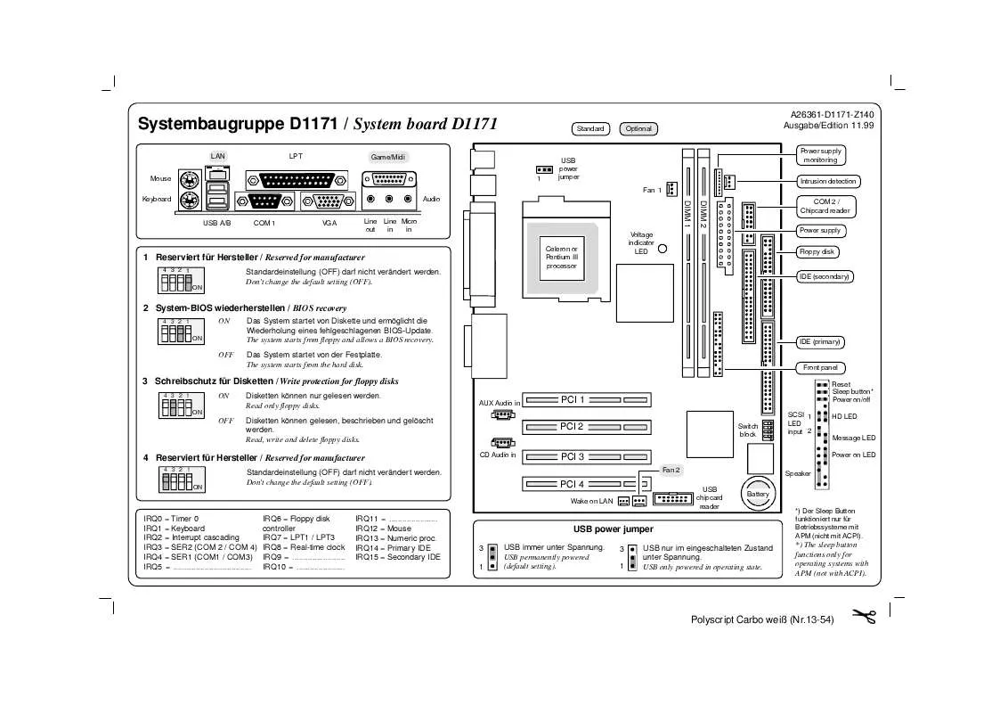 Mode d'emploi FUJITSU SIEMENS SCENIC 621