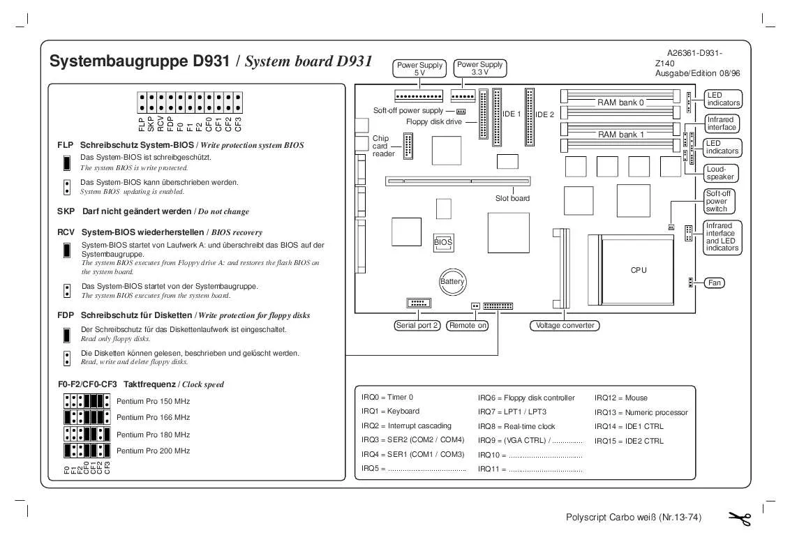 Mode d'emploi FUJITSU SIEMENS SCENIC 6T