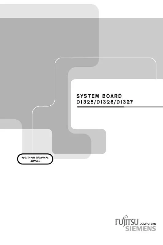 Mode d'emploi FUJITSU SIEMENS SCENIC EB (I845)