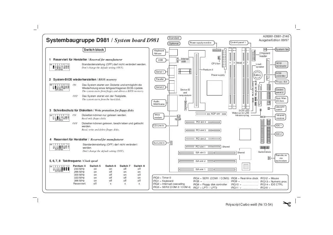 Mode d'emploi FUJITSU SIEMENS SCENIC EDITION D5/M5