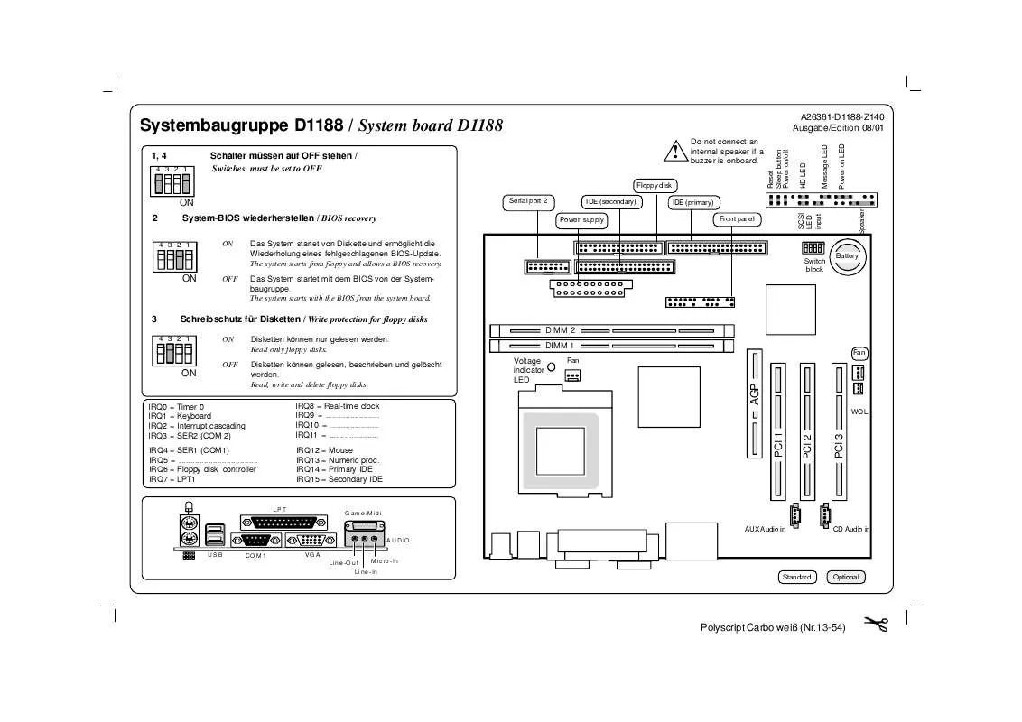 Mode d'emploi FUJITSU SIEMENS SCENIC ETC