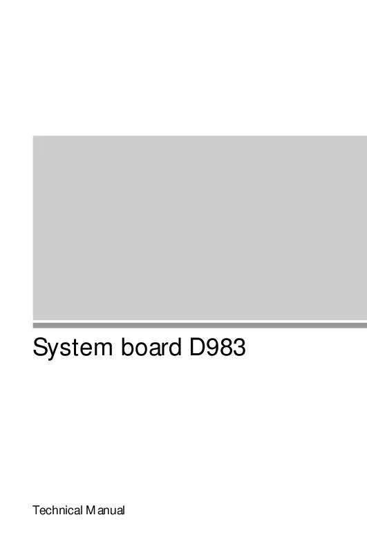 Mode d'emploi FUJITSU SIEMENS SCENIC PRO C6/D6/M6