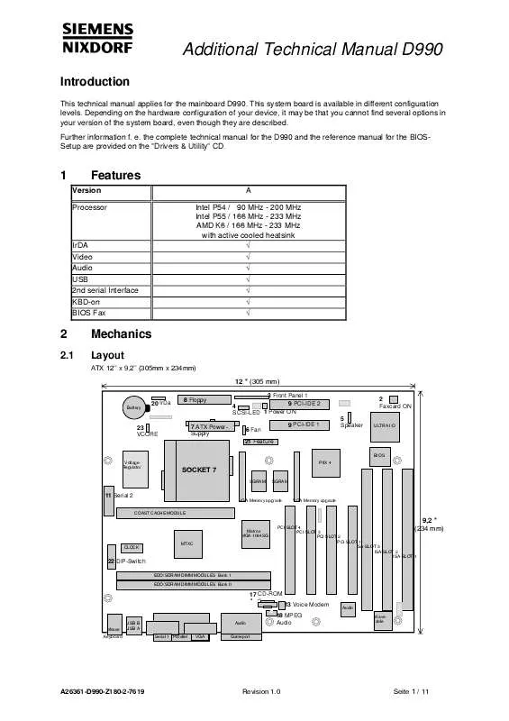 Mode d'emploi FUJITSU SIEMENS XPERT 41XX/42XX/43XX