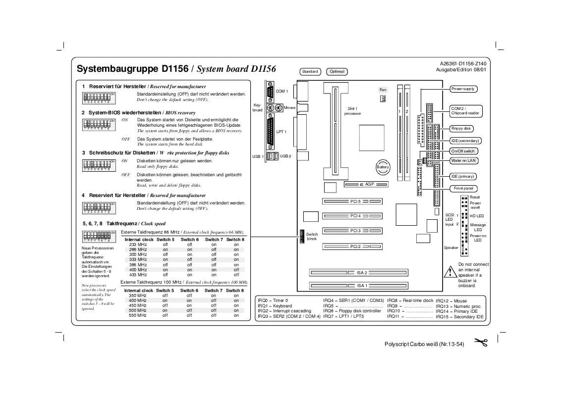 Mode d'emploi FUJITSU SIEMENS XPERT 8422