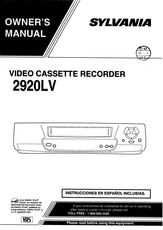 Mode d'emploi FUNAI 2920LV