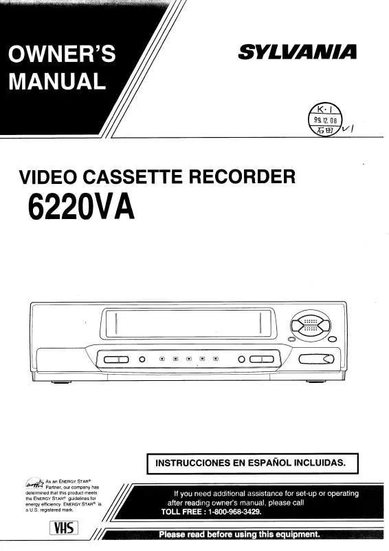 Mode d'emploi FUNAI 6220VA